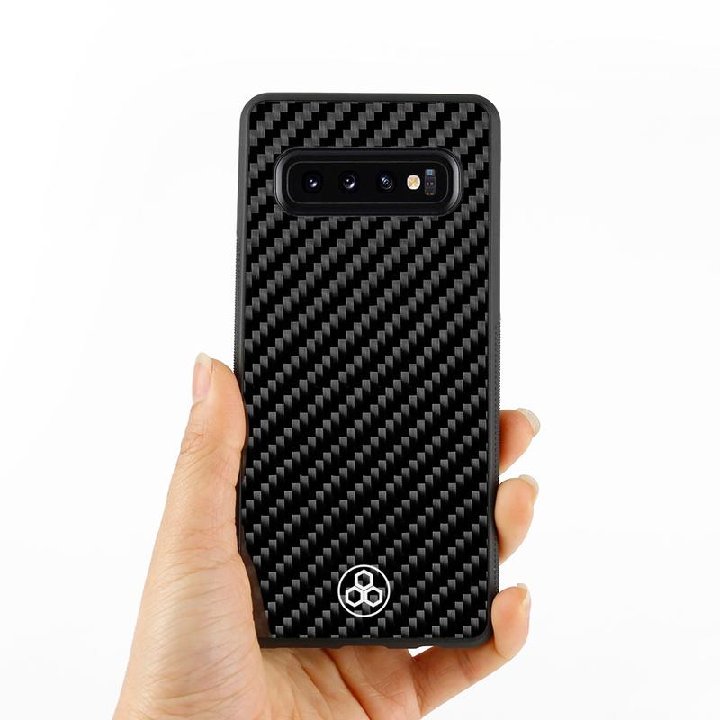Samsung S10 Carbon Fiber Case Pur Carbon